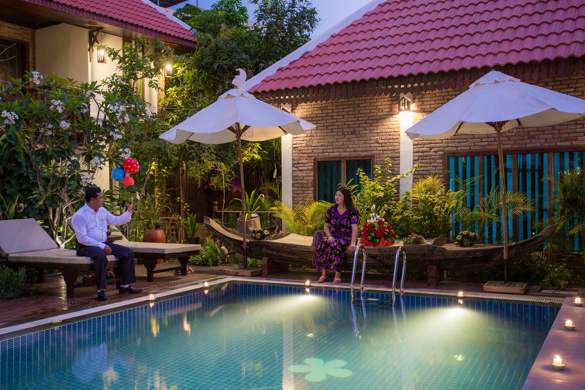 Malu Khmer Villa Siem Reap Zewnętrze zdjęcie